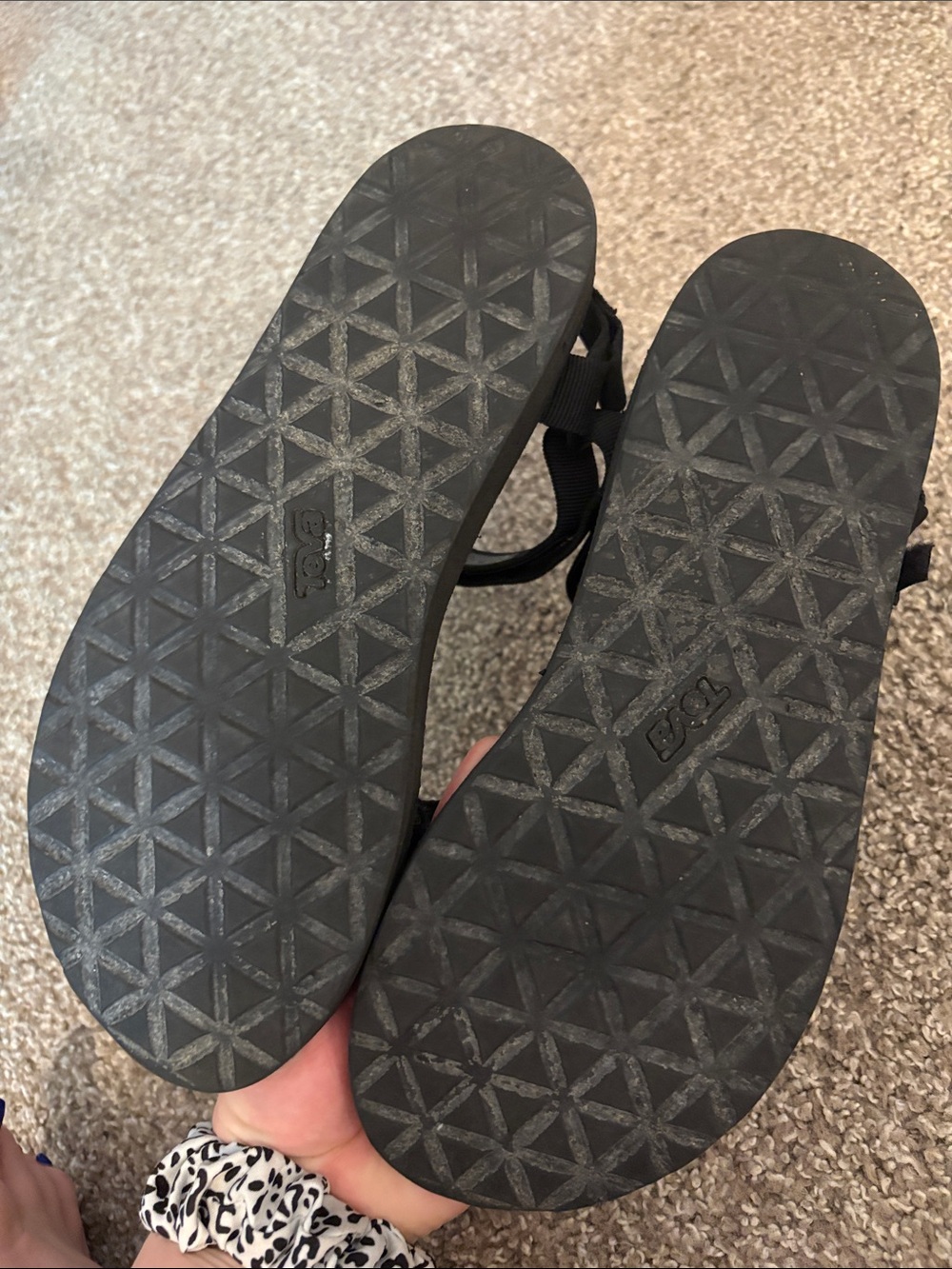 Teva Black Sport Webbing Sandals - Picture 4 of 5
